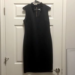 Black Calvin Klein Scuba Dress